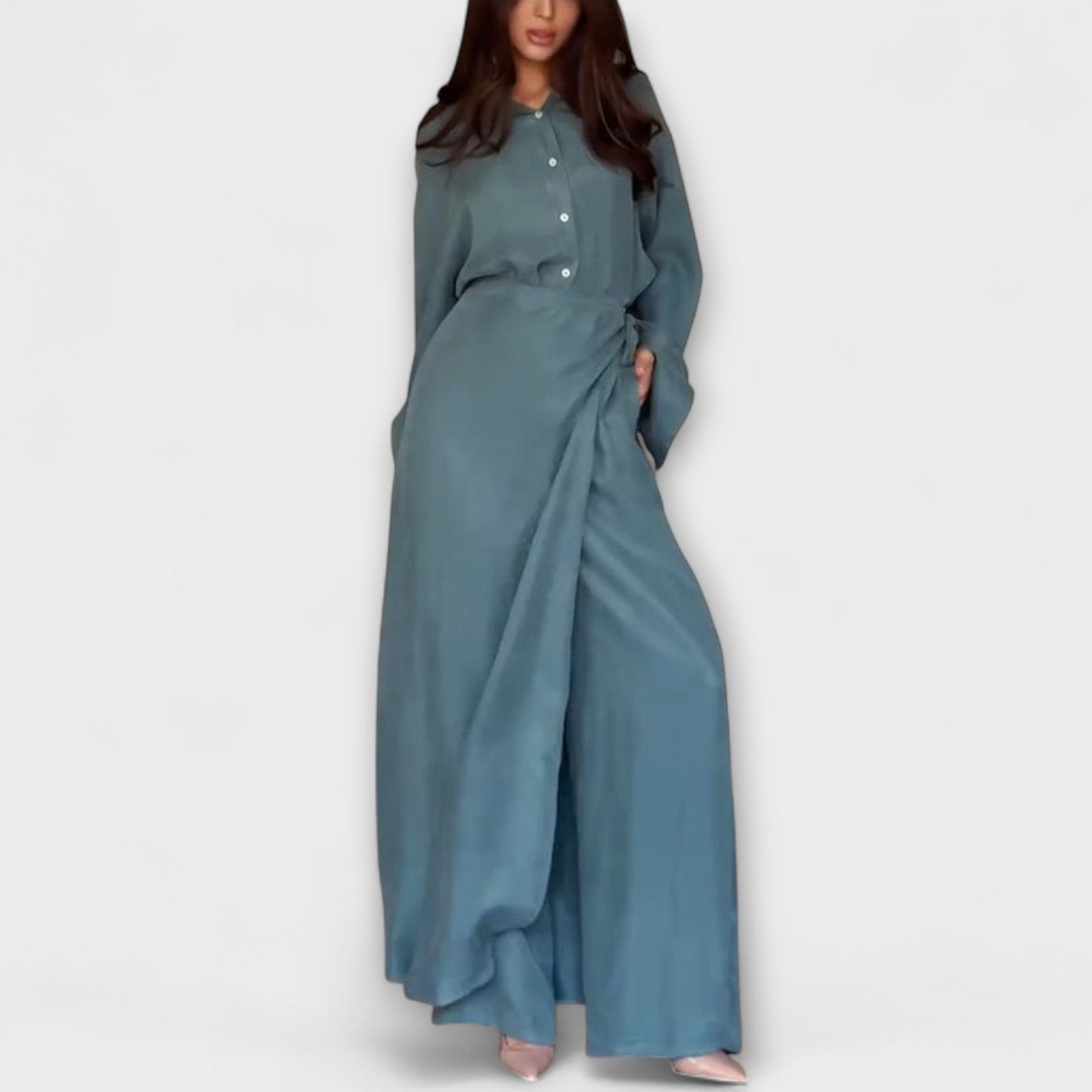 Aurora - Luźna koszula i spodnie