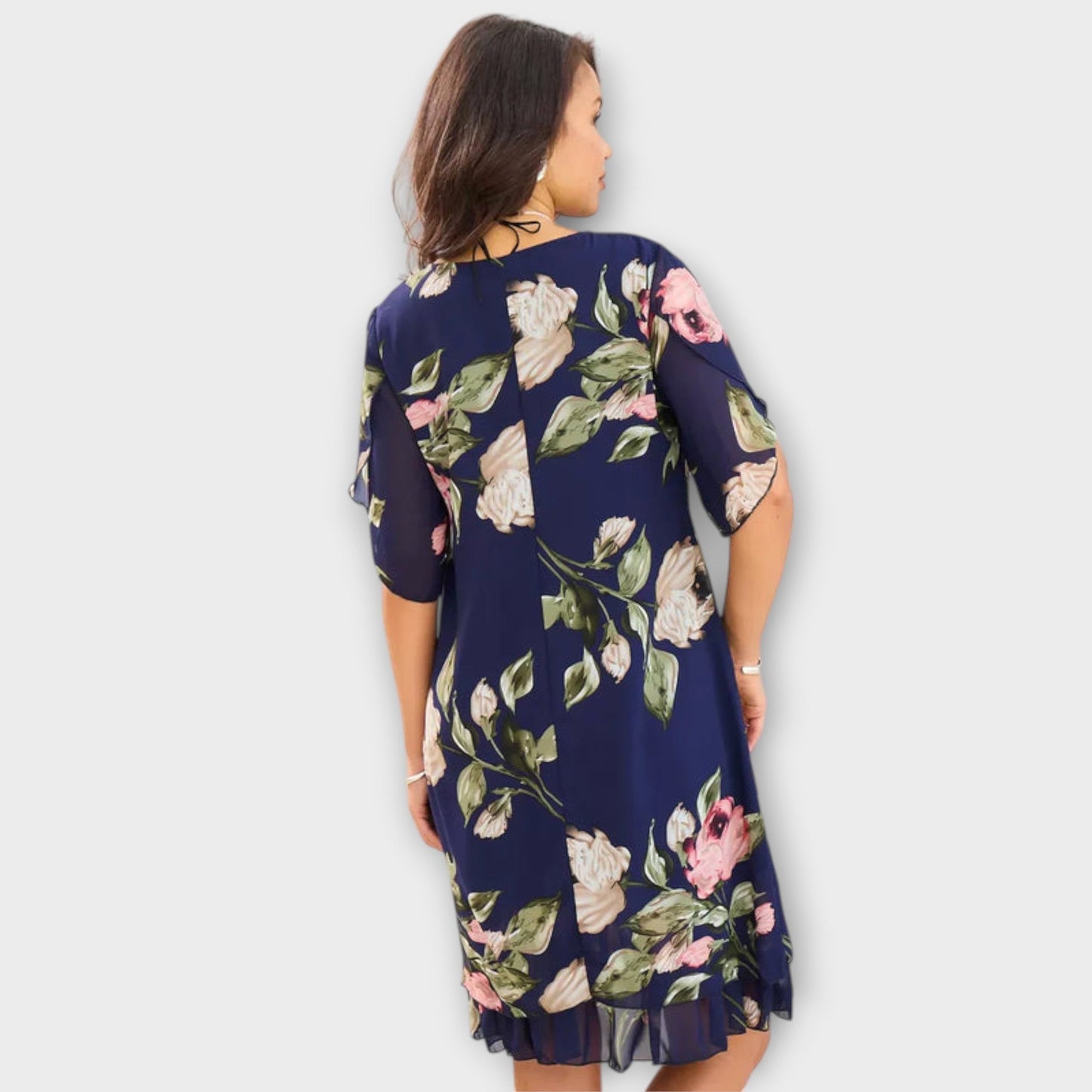 Aurora - Elegancka Sukienka z Chiffonu