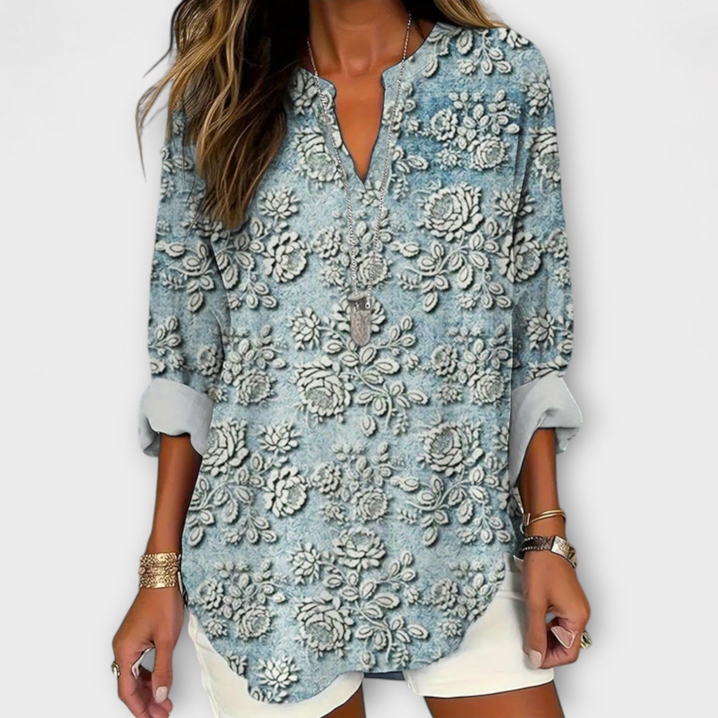 Charlotte – Bluzka z kwiatowym nadrukiem