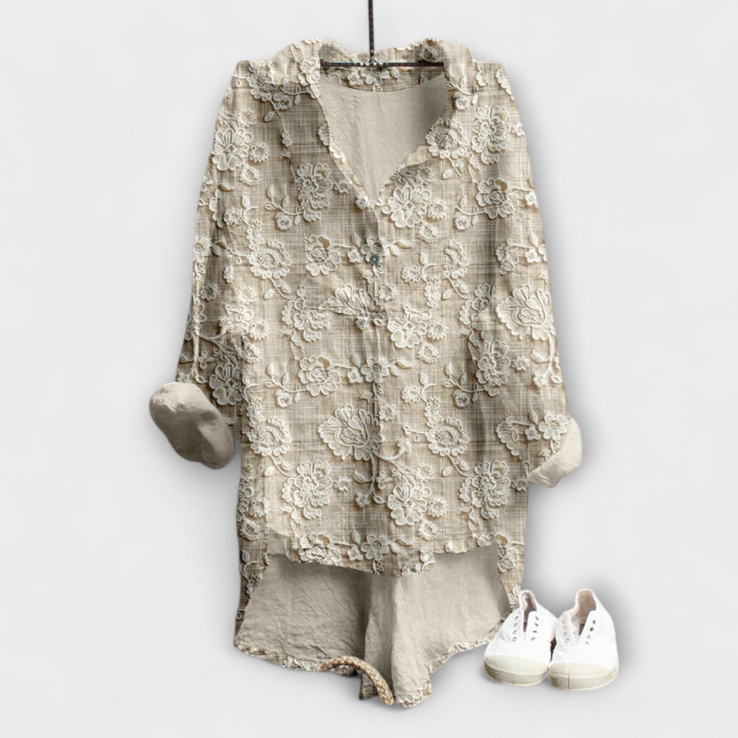 Scarlett - Prosty Top z nadrukiem