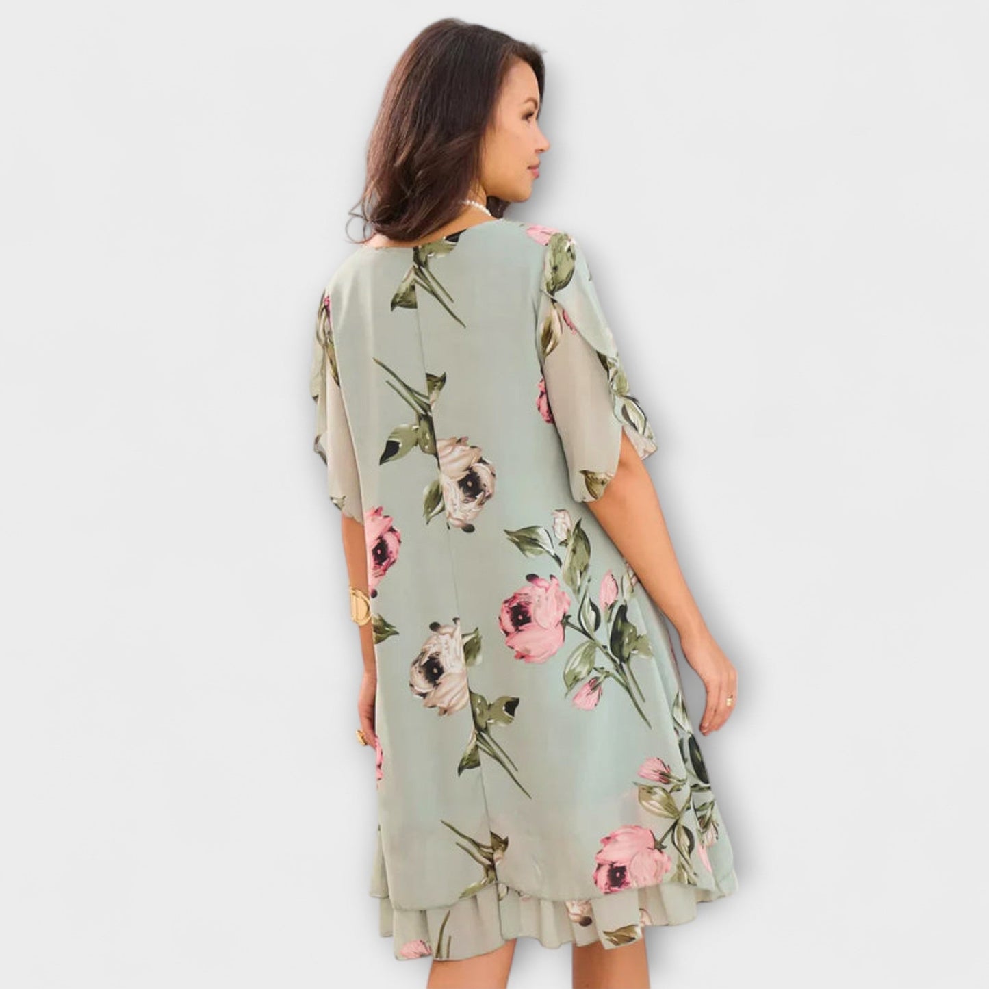 Aurora - Elegancka Sukienka z Chiffonu