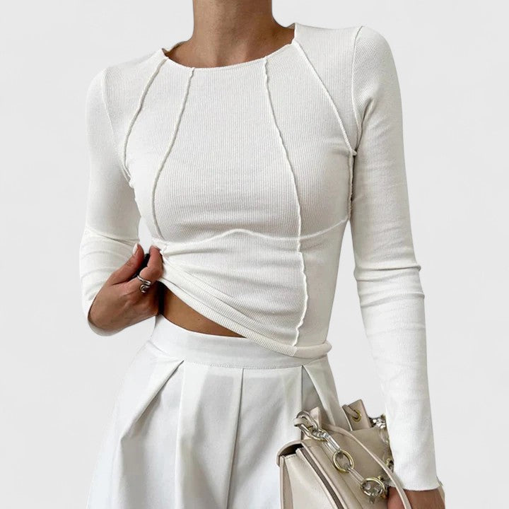 Rozminda - Komfortowa koszulka z długim rękawem