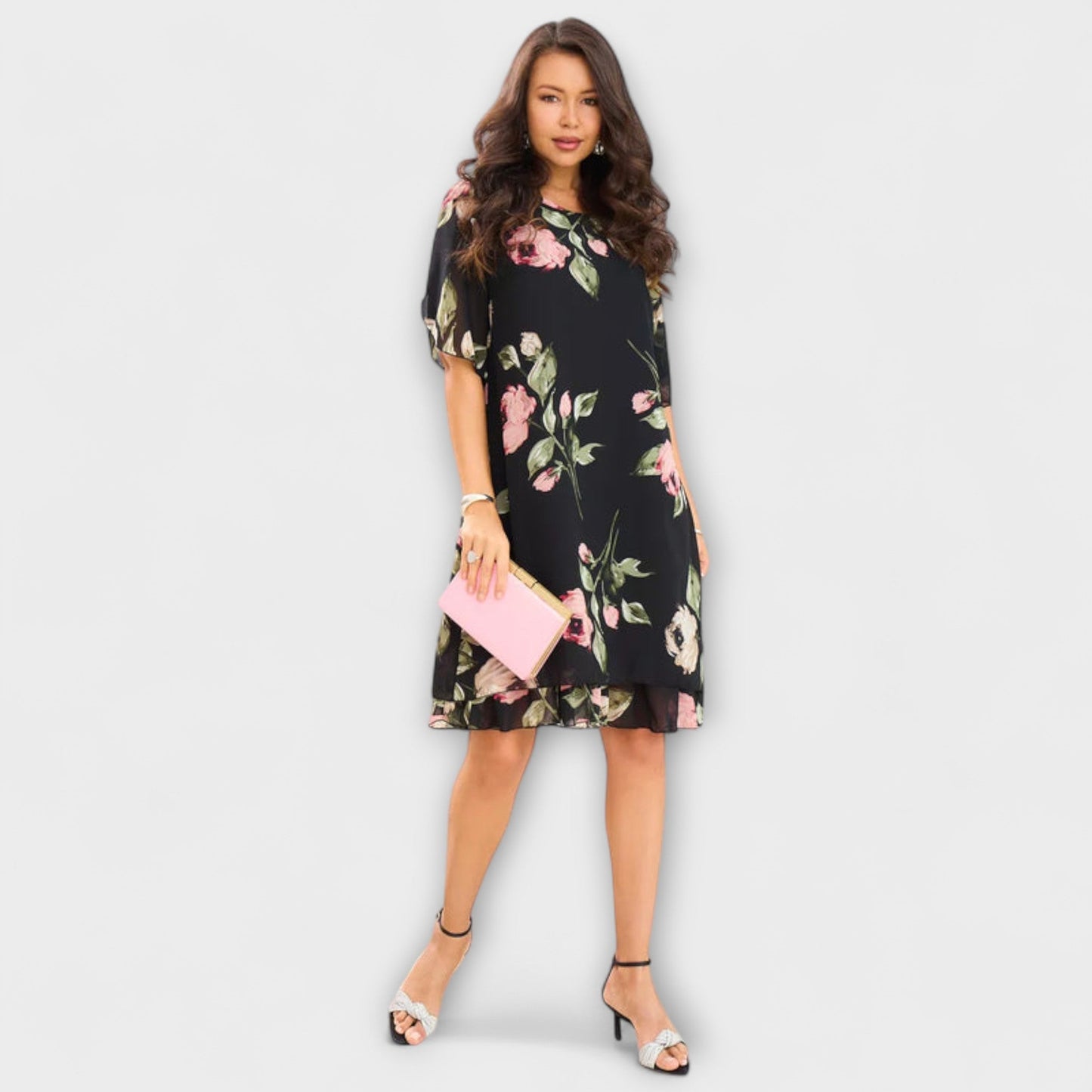 Aurora - Elegancka Sukienka z Chiffonu