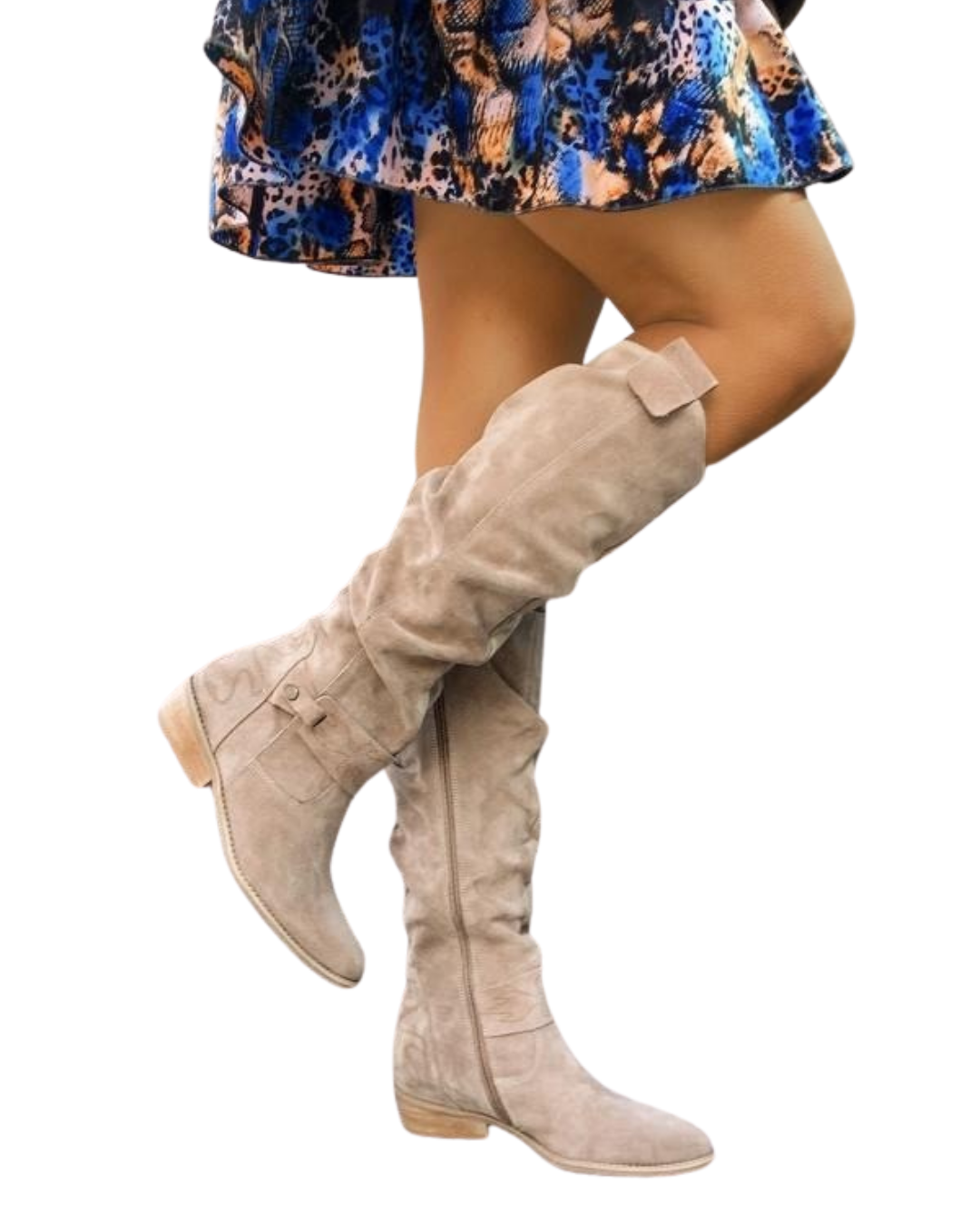 Zavira | Eleganckie, ciepłe botki z zamszu dla kobiet