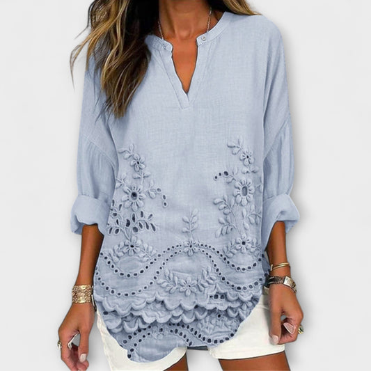 Aria – Lekka Bluzka z Wzorem