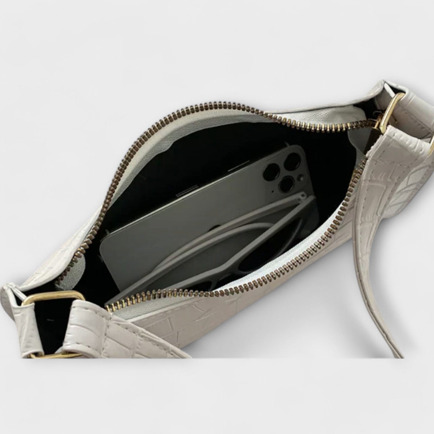 Aurora - Błyszcząca torba skórzana