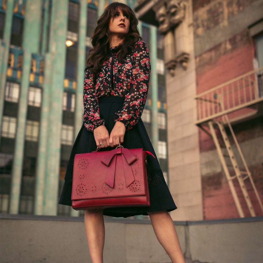 Bernadette – Torba na ramię z kokardą