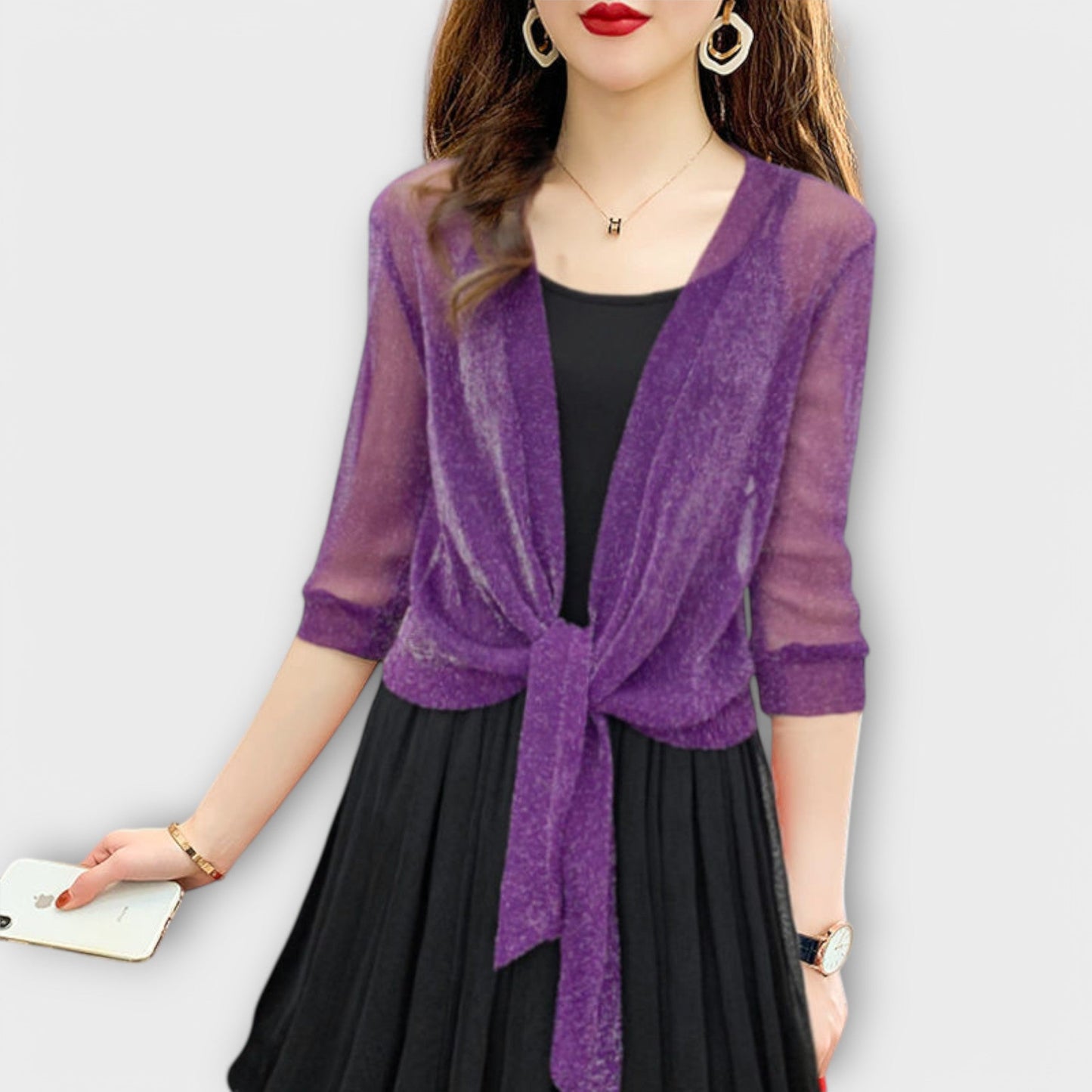 Olivia - Bluzka z dekoltem w serek