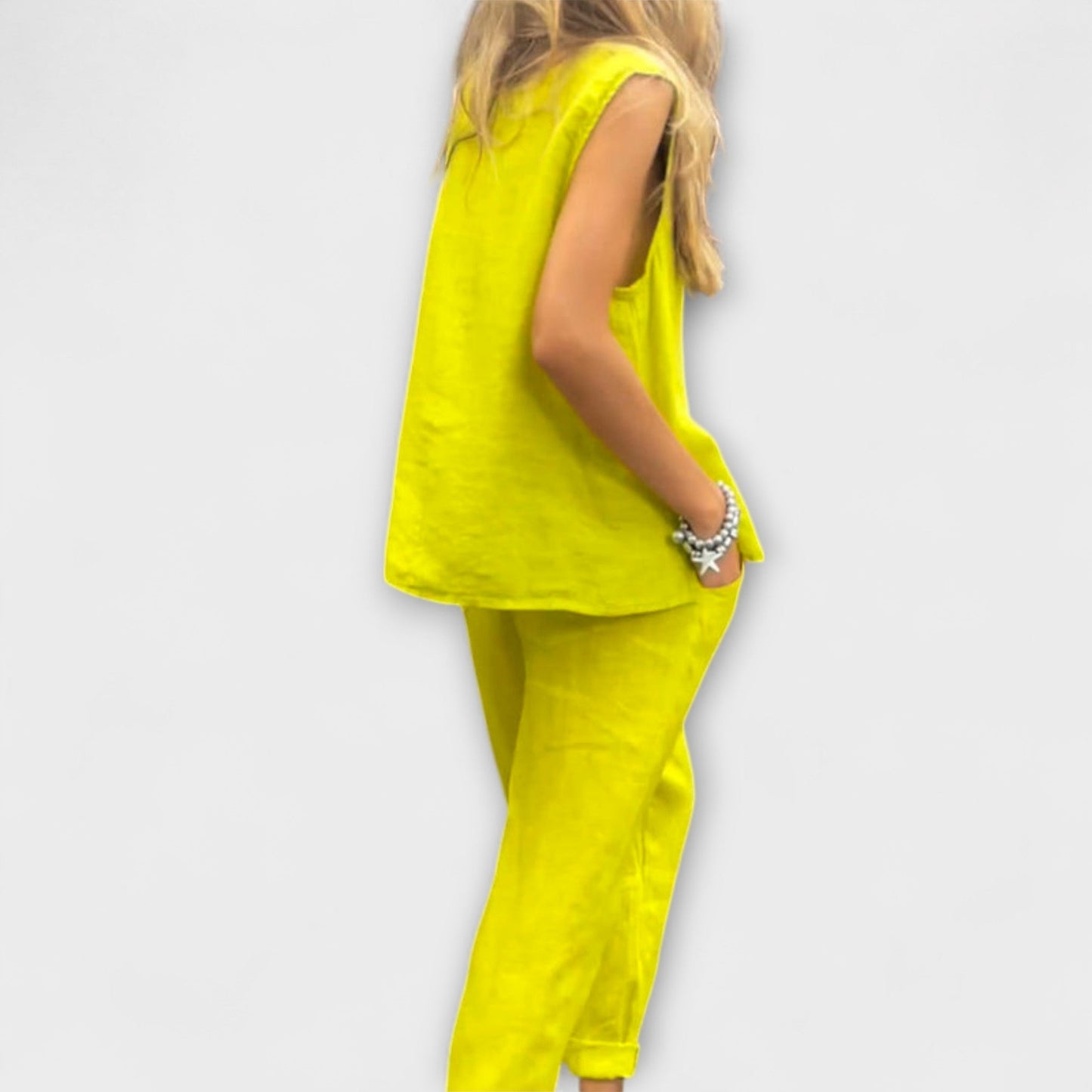 Jennifer - Komfortowy strój z bawełny i lnu