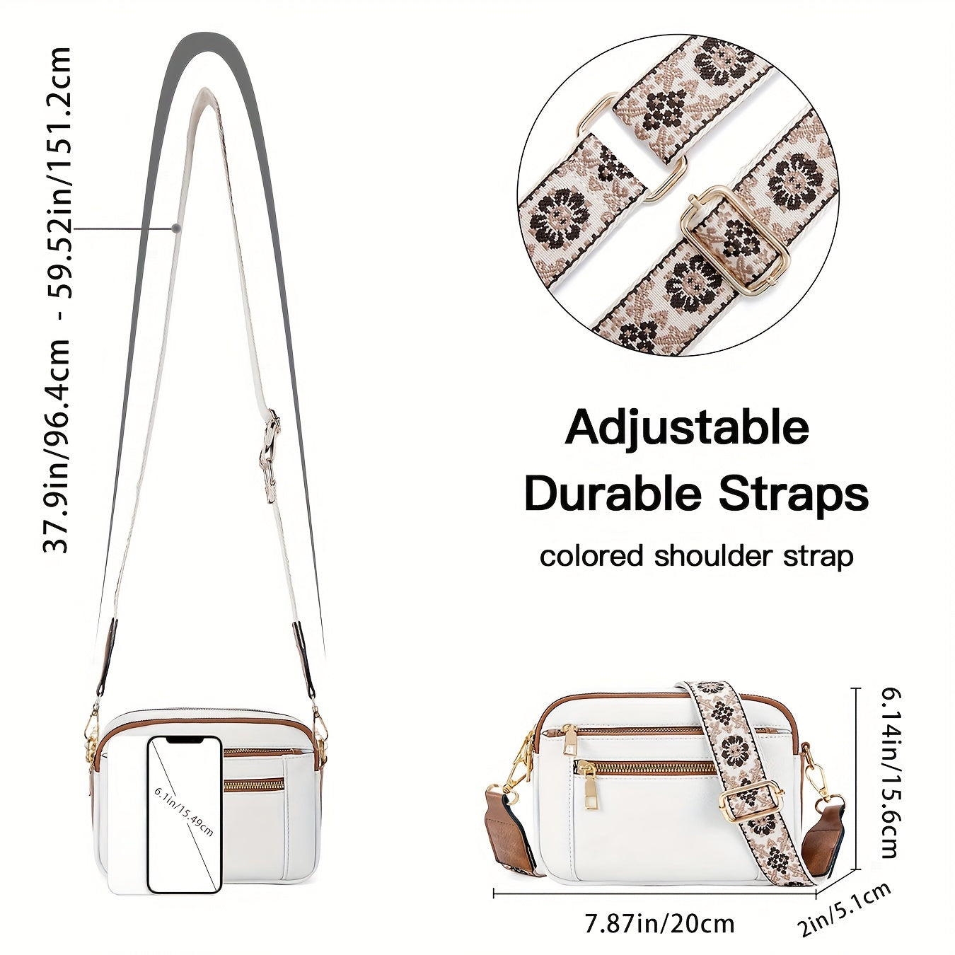 Aurora - Torba crossbody z wegańskiej skóry
