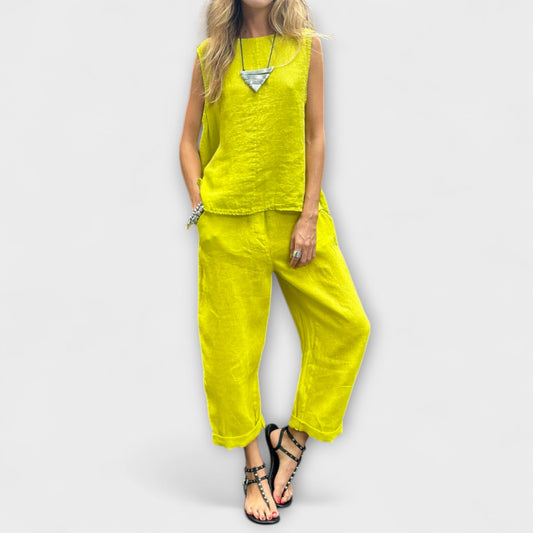 Jennifer - Komfortowy strój z bawełny i lnu