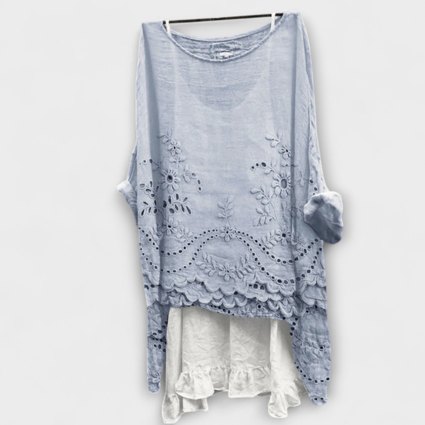 Ella - Bluzka z podwójnym dołem