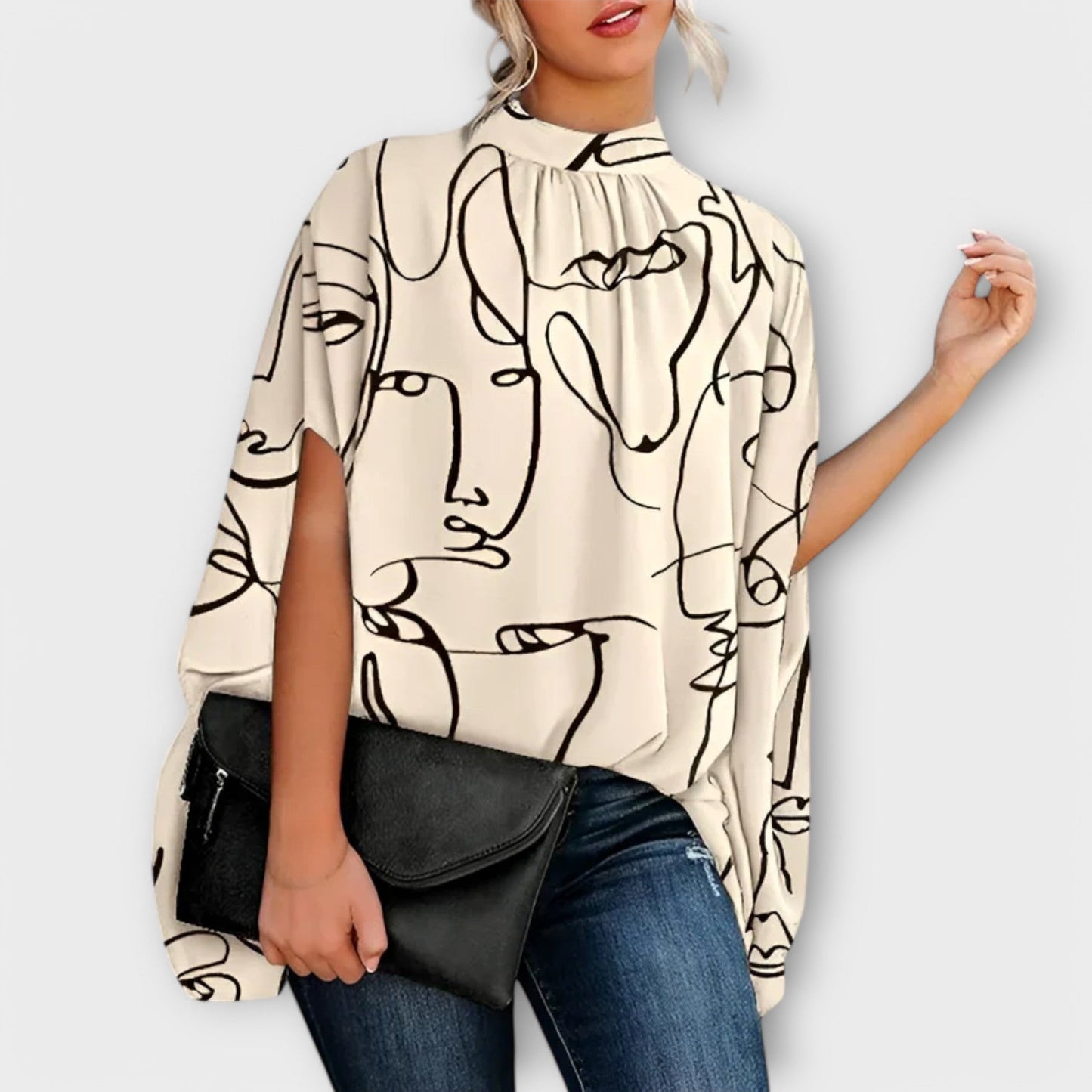 Jacqueline - Uniwersalna bluzka wieczorowa