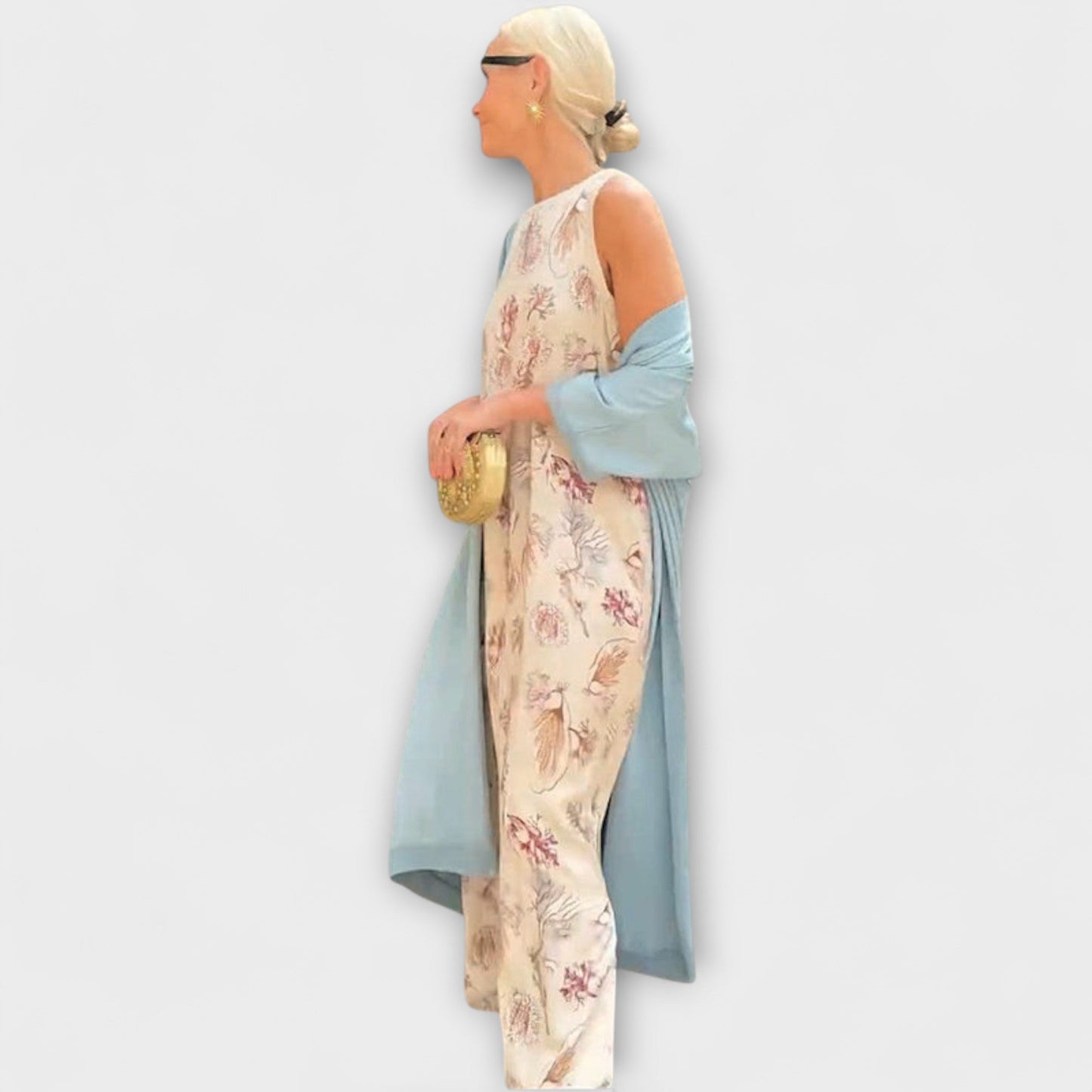 Elveria – Sukienka Max z pasującym kardiganem